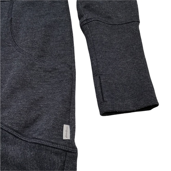 EDDIE BAUER - Open Front Cardigan Sweater Dark Heather Gray - S - Picture 6 of 14